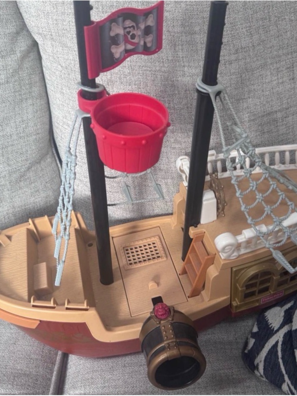 1990s Vintage Little People Pirate Ship